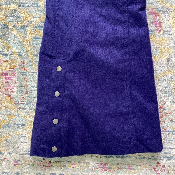 Nomis Guru Snowpants Darkest Blue Wool Waterproof Snowboard Ski Insulated Slim - Picture 4 of 11